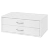 Organized Living White Drawer 9.5 in. H X 24 in. W X 14 in. D