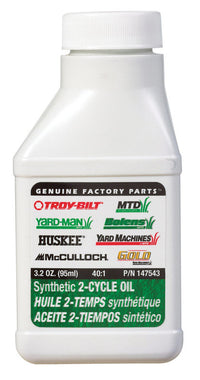 MTD 40:1 2 Cycle Engine Light Duty Engine Oil 3.2 oz. (Pack of 48)