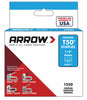 Arrow Fastener T50 3/8 in. W x 1/4 in. L 18 Ga. Wide Crown Heavy Duty Staples 1250 pk (Pack of 4)