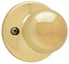 Kwikset Polo Polished Brass Dummy Knob Right or Left Handed