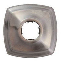 Brushed nickel shower arm flange