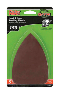 Gator Mouse 5 in. L X 5 in. W 150 Grit Zirconium Oxide Mouse Sandpaper 5 pk