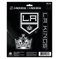 NHL - Los Angeles Kings 3 Piece Decal Sticker Set