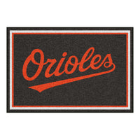 MLB - Baltimore Orioles Script 5ft. x 8 ft. Plush Area Rug