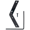 Hampton 3-1/2 in. H X 3/4 in. W X 3-1/2 in. D Black Steel Inside L Corner Brace (Pack of 10)