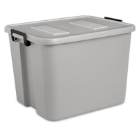 Sterilite 16.25 in. H X 18.5 in. W X 22.75 in. D Stackable Storage Tote (Pack of 6)