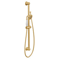 Brushed gold eco-performance handshower handheld shower