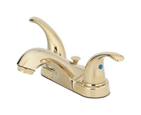 OakBrook Brass Two-Handle Bathroom Sink Faucet 4 in.