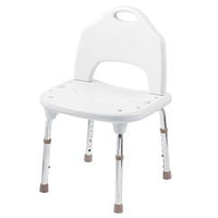 ADJUSTABLE SHOWER SEAT W/BACK