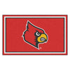 University of Louisville 4ft. x 6ft. Plush Area Rug