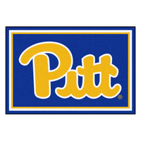 University of Pittsburgh 5ft. x 8 ft. Plush Area Rug