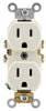 Leviton 15 amps 125 V Duplex Yellow Outlet 5-15R 1 pk