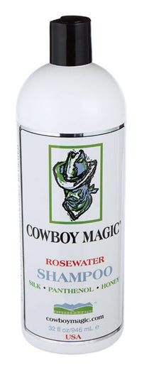 Cowboy Magic  Liquid  Rosewater Shampoo  For Horse 32 oz.