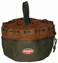 Bucket Boss Parachute 6.5 in. W X 10 in. H Canvas Bucket Organizer 19 pocket Brown 1 pc