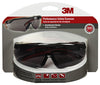 3M Anti-Fog Safety Glasses Gray Lens Black/Red Frame 1 pc