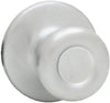 Kwikset  Tylo  Satin Chrome  Steel  Passage Door Knob  3  Right or Left Handed