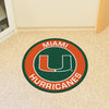 University of Miami Roundel Rug - 27in. Diameter