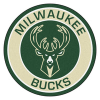 NBA - Milwaukee Bucks Roundel Rug - 27in. Diameter