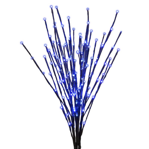 Celebrations LED Blue Yard Decor Twinkle Light Burst 32 in. H