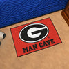 University of Georgia Red Man Cave Rug - 19in. x 30in.