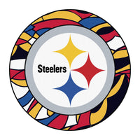 NFL - Pittsburgh Steelers XFIT Roundel Rug - 27in. Diameter