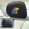 University of Kansas Embroidered Head Rest Cover Set - 2 Pieces