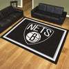 NBA - Brooklyn Nets 8ft. x 10 ft. Plush Area Rug