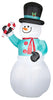 Gemmy LED Snowman with Candycane 12 ft. Inflatable