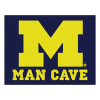 University of Michigan Man Cave Rug - 34 in. x 42.5 in.