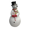 Union Red/White Snowman Blow Mold Christmas Decoration