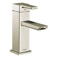 Brushed Nickel One Handle 1.0 GPM Bathroom Faucet