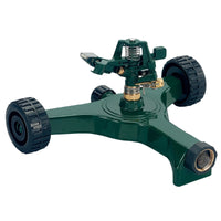 Orbit Brass Impact Sprinkler On Metal Wheeled Base 6361 sq. ft.