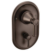 Oil rubbed bronze Posi-Temp(R) with diverter tub/shower valve only