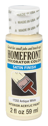 Homefront Satin Antique White Hobby Paint 2 oz. (Pack of 3)