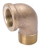 BK Products Southland 1/2 in. FIP Sizes X 1/2 in. D FIP Red Brass 90 Degree Street Elbow