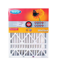 BestAir 25 in. W x 20 in. H x 4 in. D 11 MERV Pleated Air Filter (Pack of 3)