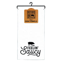 Open Road Brands Butcher Baker BBQ Maker BBQ Tea Towels Cotton (Pack of 6)