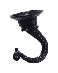 Panacea Black Steel Indoor/Outdoor Sturdy Swag Hook 2 H x 4-9/16 D x 1-3/8 W in.