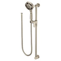 Brushed nickel eco-performance handshower handheld shower