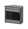 GHP Pleasant Hearth Gray Fireplace Insert