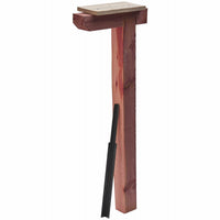 Gibraltar Mailboxes 43.3 in. Natural Red Cedar Mailbox Post