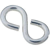 V2072 #813 7/8" Closed S Hook 8/pk - Zinc Plated