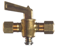 JMF Company 1/4 in. 1/4 in. Brass Plug Valve