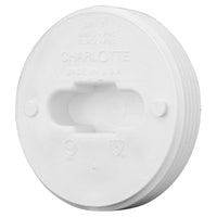 Charlotte Pipe Schedule 40 2 in. MPT X 2 in. D Hub PVC Clean-Out Plug 1 pk