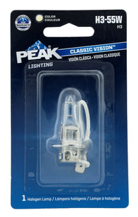 Peak Classic Vision Halogen Fog Automotive Bulb H3-55W