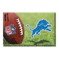 NFL - Detroit Lions Rubber Scraper Door Mat