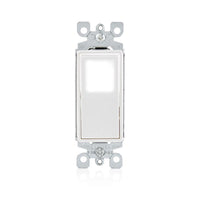 Leviton Decora 15 amps Single Pole Rocker Illuminated Switch White 1 pk - Deal of The Week