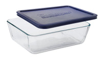 Pyrex 6017400 11 Cup Storage Plus� Rectangular Dish With Plastic Cover