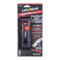 Life+Gear 30 lm Red LED Crank Radio/Flashlight