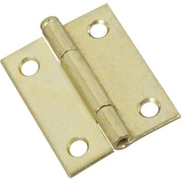 V508 2" Removable Pin Hinge 2/pk - Polished Brass